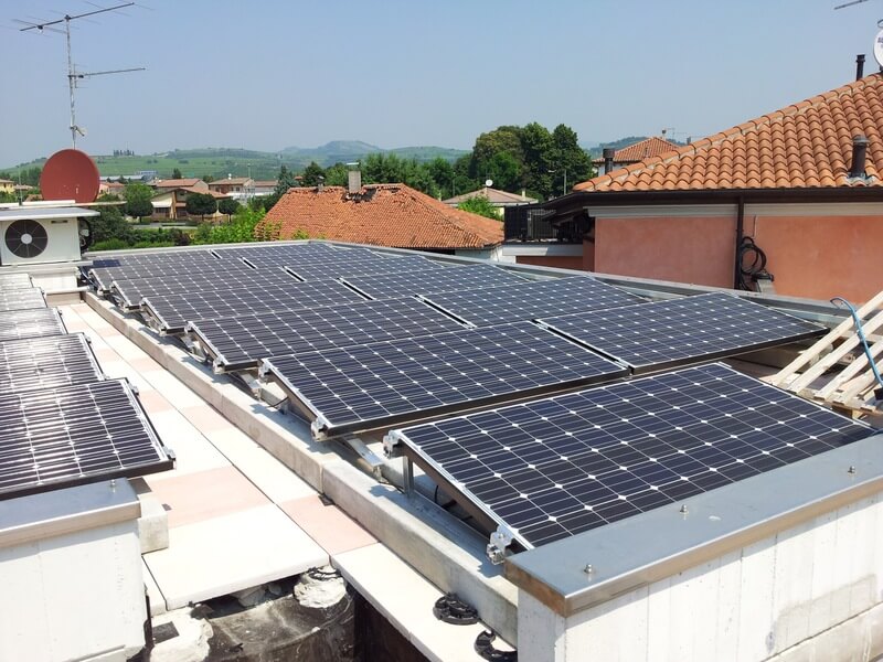 Impianto fotovoltaico per un B&B
