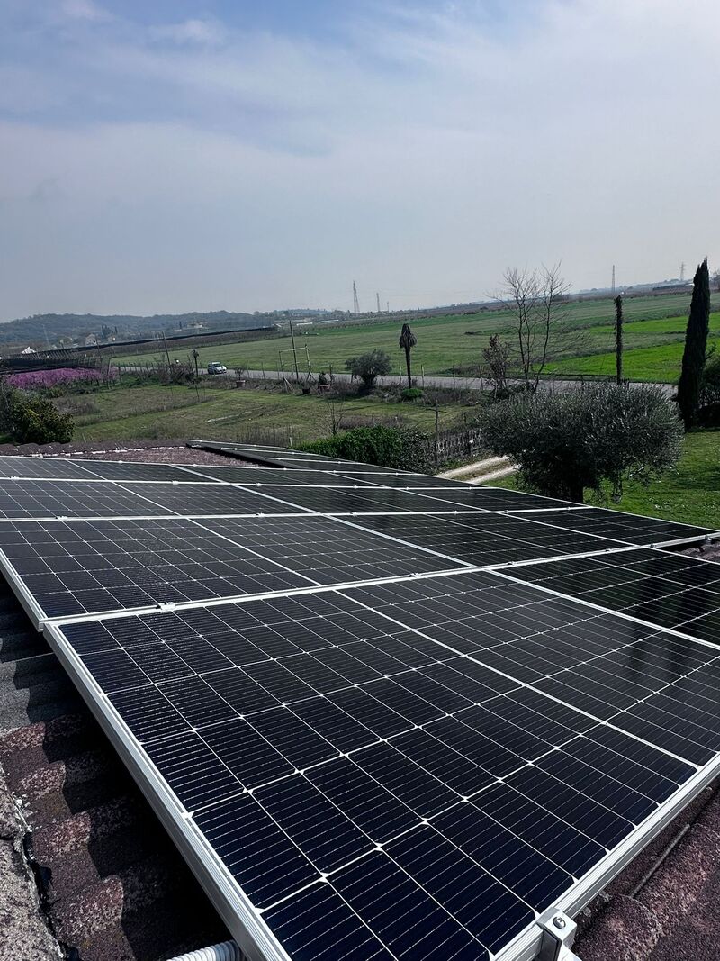 Impianto fotovoltaico residenziale privato