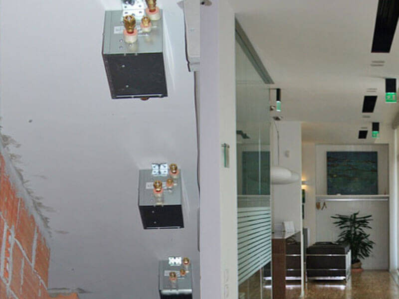 Impianto a pompa di calore aria-aria studio professionale