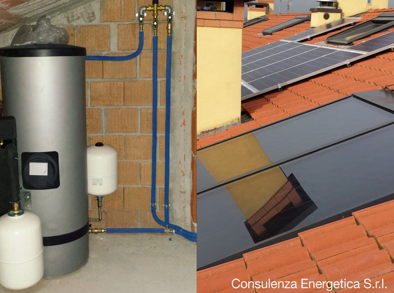 Impianto solare termico residenziale