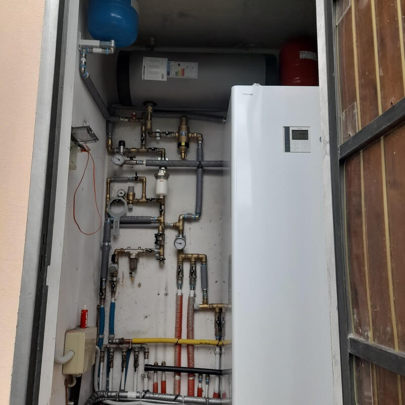 PDC Estia monoblocco per riscaldamento